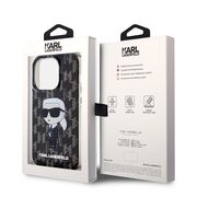 Husa premium pentru  iPhone 15 Pro Max Karl Lagerfeld superior quality - Negru