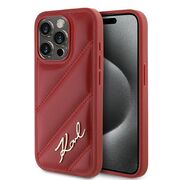 Husa premium pentru  iPhone 15 Pro Max Karl Lagerfeld superior quality - Rosu