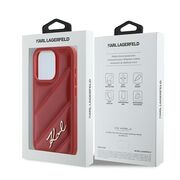 Husa premium pentru  iPhone 15 Pro Max Karl Lagerfeld superior quality - Rosu