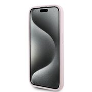 Husa premium pentru  iPhone 15 Pro Max Karl Lagerfeld superior quality - Roz neon