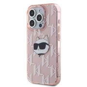 Husa premium pentru  iPhone 15 Pro Max Karl Lagerfeld superior quality - Roz