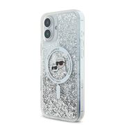 Husa premium pentru  iPhone 16 Karl Lagerfeld compatibila Magsafe - Sclipici