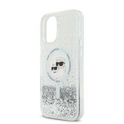 Husa premium pentru  iPhone 16 Karl Lagerfeld compatibila Magsafe - Sclipici