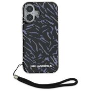 Husa premium pentru  iPhone 16 Plus Karl Lagerfeld superior quality - Gri