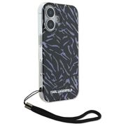 Husa premium pentru  iPhone 16 Plus Karl Lagerfeld superior quality - Gri