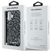 Husa premium pentru  iPhone 16 Plus Karl Lagerfeld superior quality - Gri