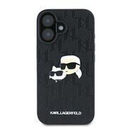 Husa premium pentru  iPhone 16 Plus Karl Lagerfeld superior quality - Negru denim