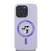 Husa premium pentru  iPhone 16 Pro Karl Lagerfeld compatibila Magsafe - Mov