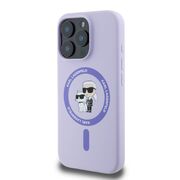 Husa premium pentru  iPhone 16 Pro Karl Lagerfeld compatibila Magsafe - Mov