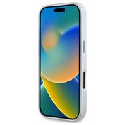 Husa premium pentru  iPhone 16 Pro Karl Lagerfeld superior quality - Alb