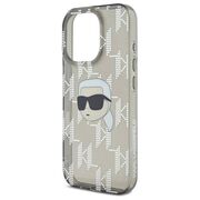Husa premium pentru  iPhone 16 Pro Karl Lagerfeld superior quality - Gri inchis