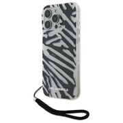 Husa premium pentru  iPhone 16 Pro Karl Lagerfeld superior quality - Gri