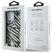 Husa premium pentru  iPhone 16 Pro Karl Lagerfeld superior quality - Gri