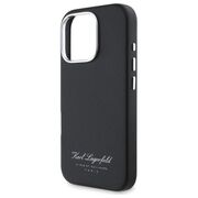 Husa premium pentru  iPhone 16 Pro Karl Lagerfeld superior quality - Negru denim