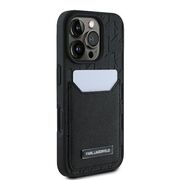 Husa premium pentru  iPhone 16 Pro Karl Lagerfeld superior quality - Negru havana