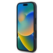 Husa premium pentru  iPhone 16 Pro Karl Lagerfeld superior quality - Negru havana