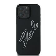 Husa premium pentru  iPhone 16 Pro Karl Lagerfeld superior quality - Negru melange