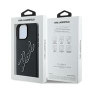 Husa premium pentru  iPhone 16 Pro Karl Lagerfeld superior quality - Negru melange