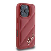 Husa premium pentru  iPhone 16 Pro Karl Lagerfeld superior quality - Rosu