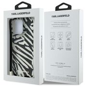 Husa premium pentru  iPhone 16 Pro Max Karl Lagerfeld superior quality - Argintiu