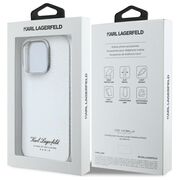 Husa premium pentru  iPhone 16 Pro Max Karl Lagerfeld superior quality - Clear