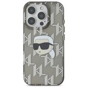 Husa premium pentru  iPhone 16 Pro Max Karl Lagerfeld superior quality - Gri inchis