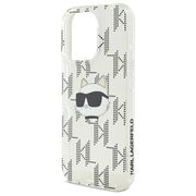 Husa premium pentru  iPhone 16 Pro Max Karl Lagerfeld superior quality - Gri
