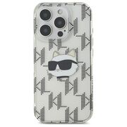 Husa premium pentru  iPhone 16 Pro Max Karl Lagerfeld superior quality - Gri