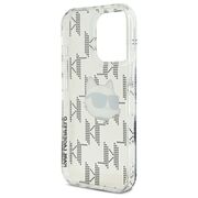 Husa premium pentru  iPhone 16 Pro Max Karl Lagerfeld superior quality - Gri