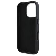 Husa premium pentru  iPhone 16 Pro Max Karl Lagerfeld superior quality - Negru mat