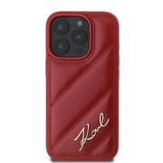Husa premium pentru  iPhone 16 Pro Max Karl Lagerfeld superior quality - Rosu