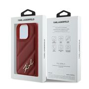 Husa premium pentru  iPhone 16 Pro Max Karl Lagerfeld superior quality - Rosu