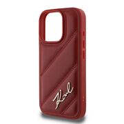 Husa premium pentru  iPhone 16 Pro Max Karl Lagerfeld superior quality - Rosu