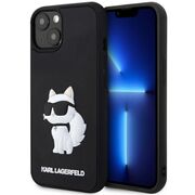 Husa premium pentru  iPhone 15 Plus Karl Lagerfeld superior quality - Negru marmorat