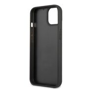 Husa premium pentru  iPhone 15 Plus Karl Lagerfeld superior quality - Negru mahagon