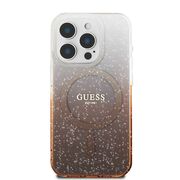 Husa pentru  iPhone 16 Pro cu MagSafe Guess - IML Series - maro inchis
