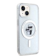 Husa premium pentru  iPhone 15 Plus Karl Lagerfeld compatibila Magsafe - Clear