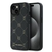 Husa premium pentru  iPhone 15 Plus Karl Lagerfeld compatibila Magsafe - Negru denim