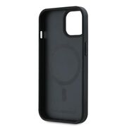 Husa premium pentru  iPhone 15 Plus Karl Lagerfeld compatibila Magsafe - Negru denim