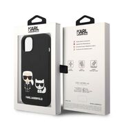 Husa premium pentru  iPhone 15 Plus Karl Lagerfeld compatibila Magsafe - Negru