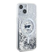 Husa premium pentru  iPhone 15 Plus Karl Lagerfeld compatibila Magsafe - Sclipici