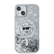 Husa premium pentru  iPhone 15 Plus Karl Lagerfeld compatibila Magsafe - Sclipici