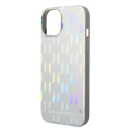 Husa premium pentru  iPhone 15 Plus Karl Lagerfeld superior quality - Alb