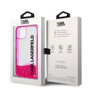 Husa premium pentru  iPhone 15 Plus Karl Lagerfeld superior quality - Fucsia
