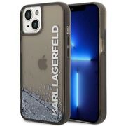 Husa premium pentru  iPhone 15 Plus Karl Lagerfeld superior quality - Gri antracit