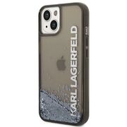 Husa premium pentru  iPhone 15 Plus Karl Lagerfeld superior quality - Gri antracit