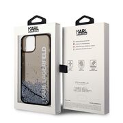 Husa premium pentru  iPhone 15 Plus Karl Lagerfeld superior quality - Gri antracit