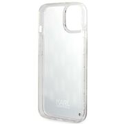 Husa premium pentru  iPhone 15 Plus Karl Lagerfeld superior quality - Gri carbune
