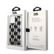 Husa premium pentru  iPhone 15 Plus Karl Lagerfeld superior quality - Gri carbune