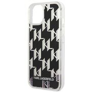 Husa premium pentru  iPhone 15 Plus Karl Lagerfeld superior quality - Gri carbune